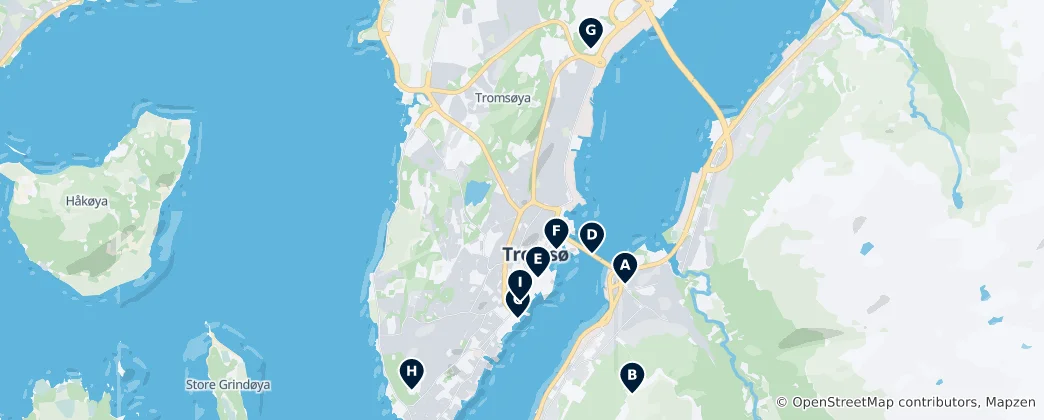 Tromsø Essentials 지도