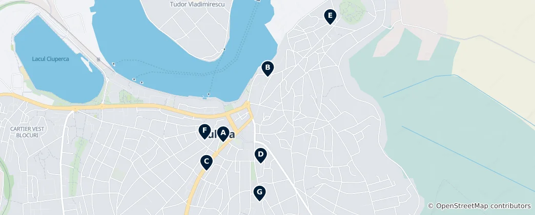 Map of Religious Heritage of Tulcea
