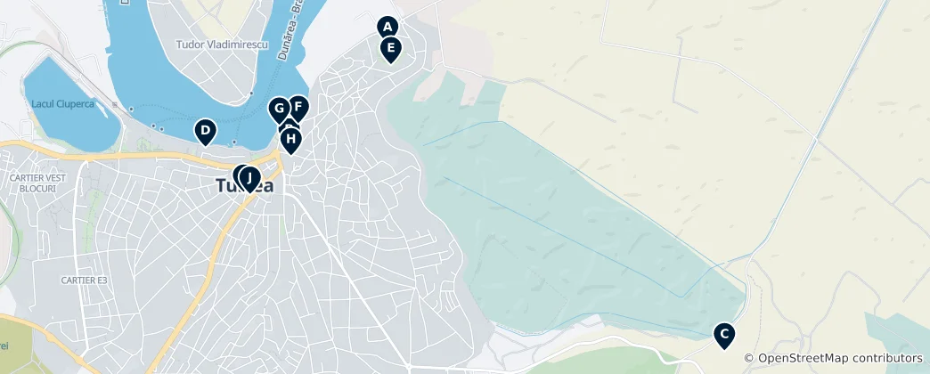 Mappa di Tulcea Essentials