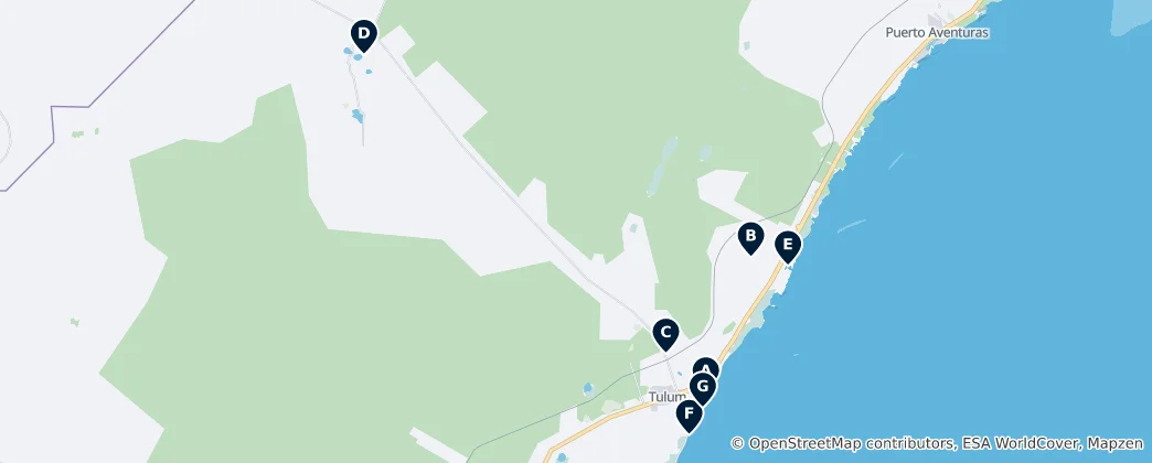 Mapa De Tulum's Absolute Essentials