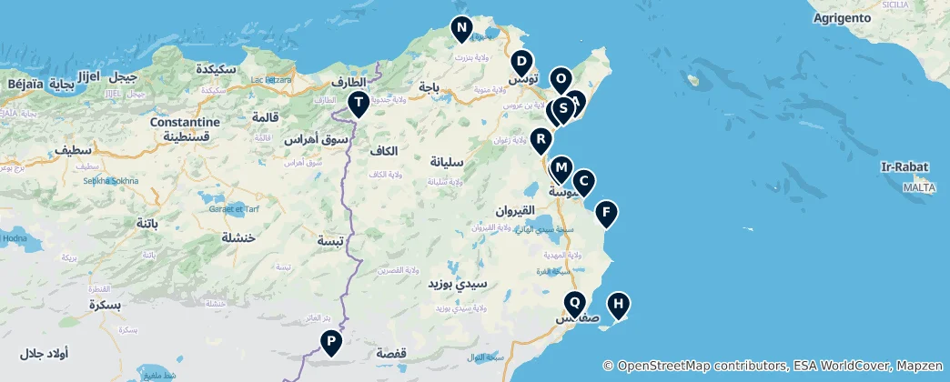 Mapa Markets and Shopping