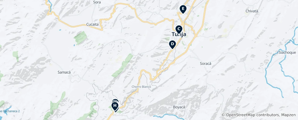 Mapa De Monuments and Landmarks