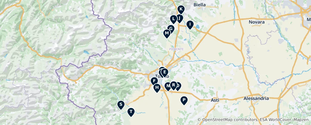 Map of Castles and Forts