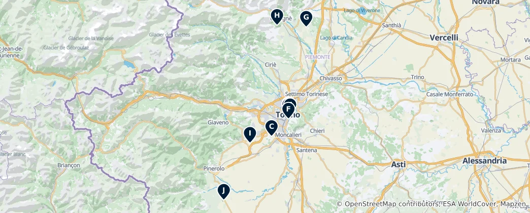 Map of Historical Sites of Significance