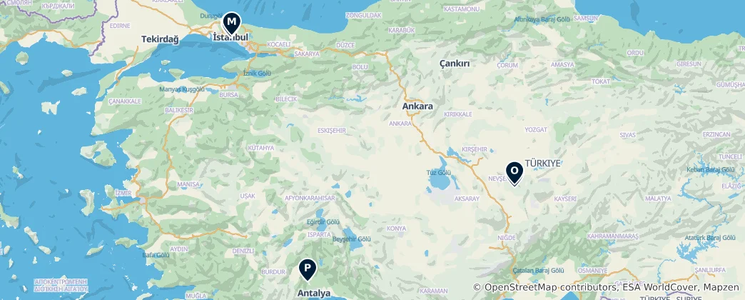 Map of Turkey's Absolute Essentials