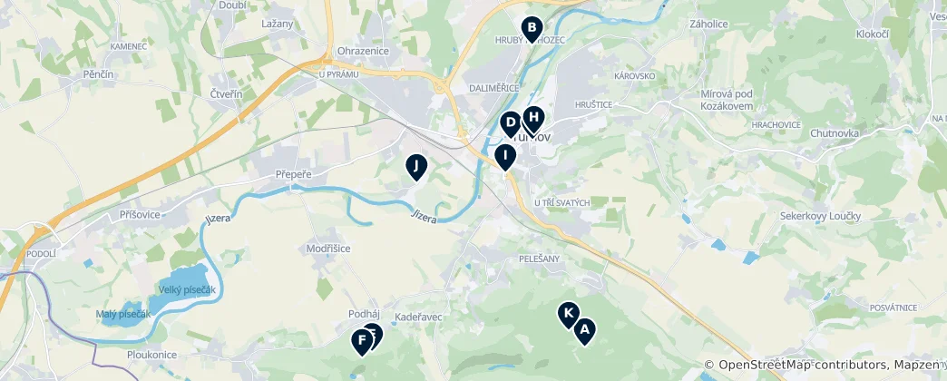 Turnov Essentials 地图
