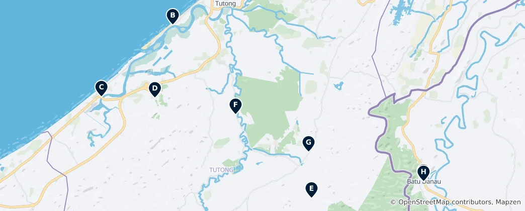 Mapa Religious Sites