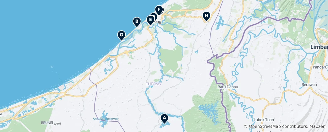 Map of Tutong Essentials