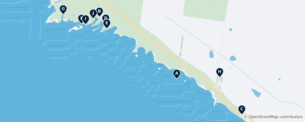 Mapa de Twelve Apostles Marine National Park Essentials