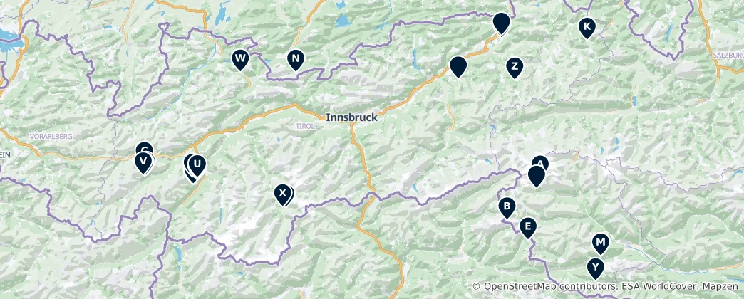 Carte de Taste of Austrian Regional Cuisine
