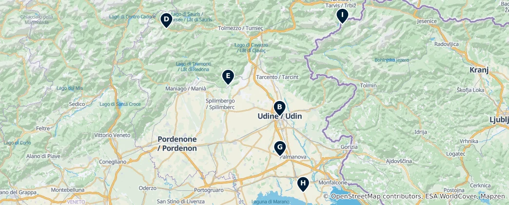 Mapa De Castles & Fortifications