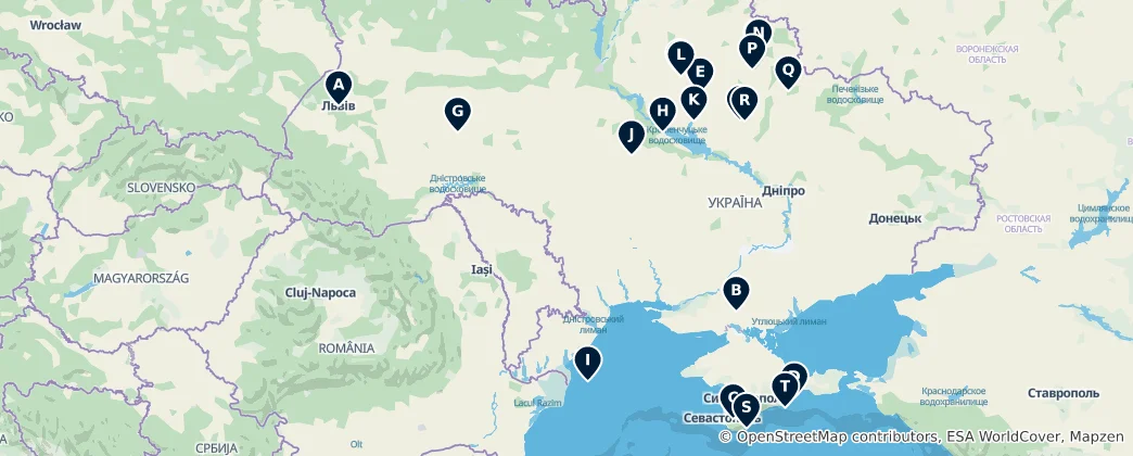 Mapa Nature and Viewpoints