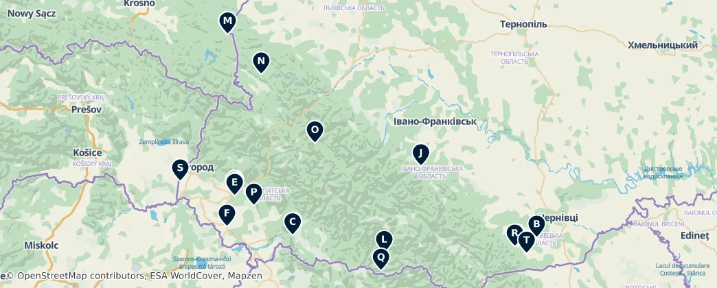 Historic Places of Worship — Map
