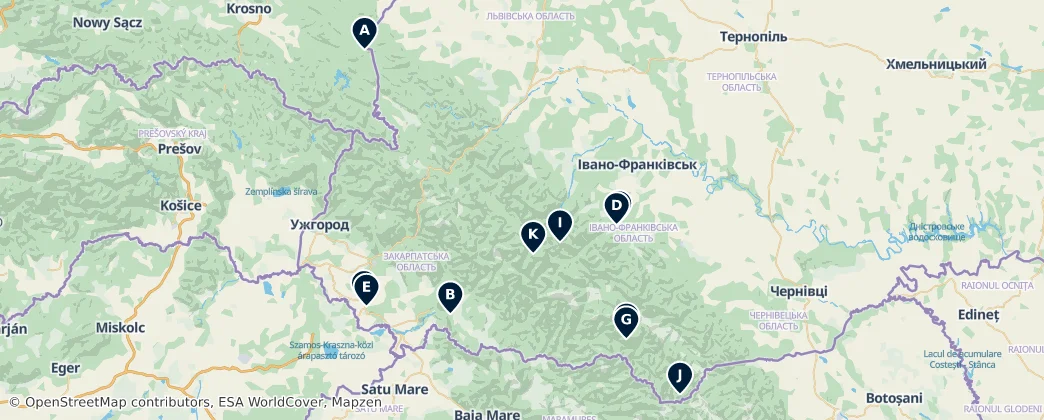 Historical Sites & Ruins — Map