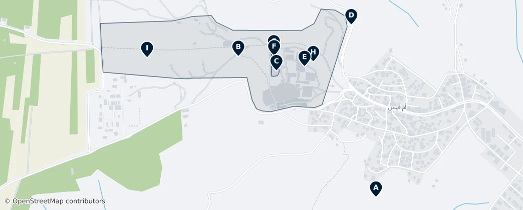 Umm Qais Essentials – Mapa