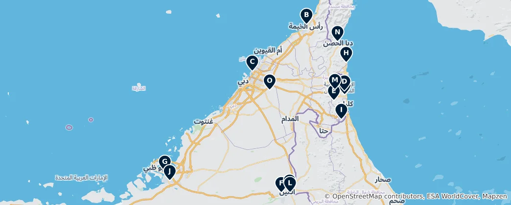 Map of Iconic Castles & Forts
