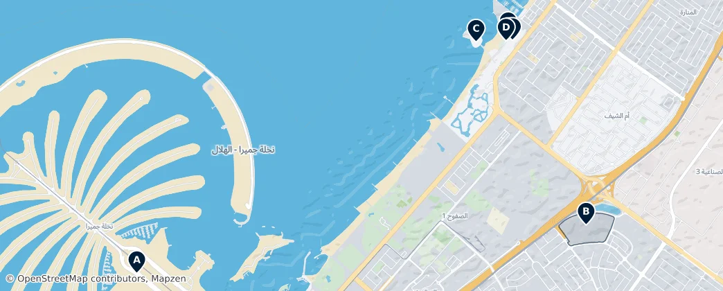 Iconic Dining & Food Halls — Map