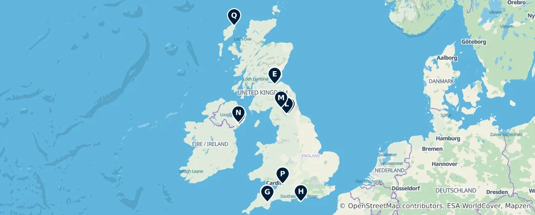 Map of Parks and Nature Highlights