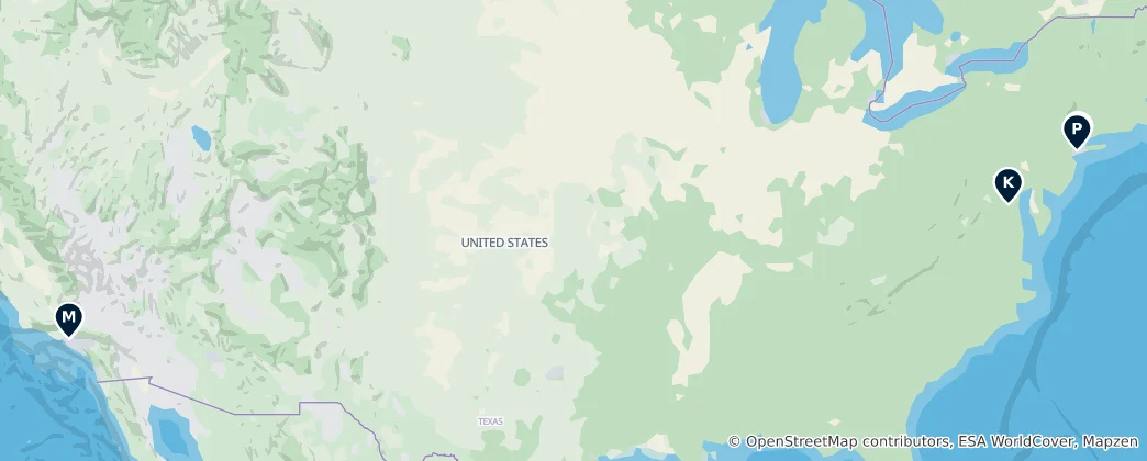 Mappa di United States Essentials