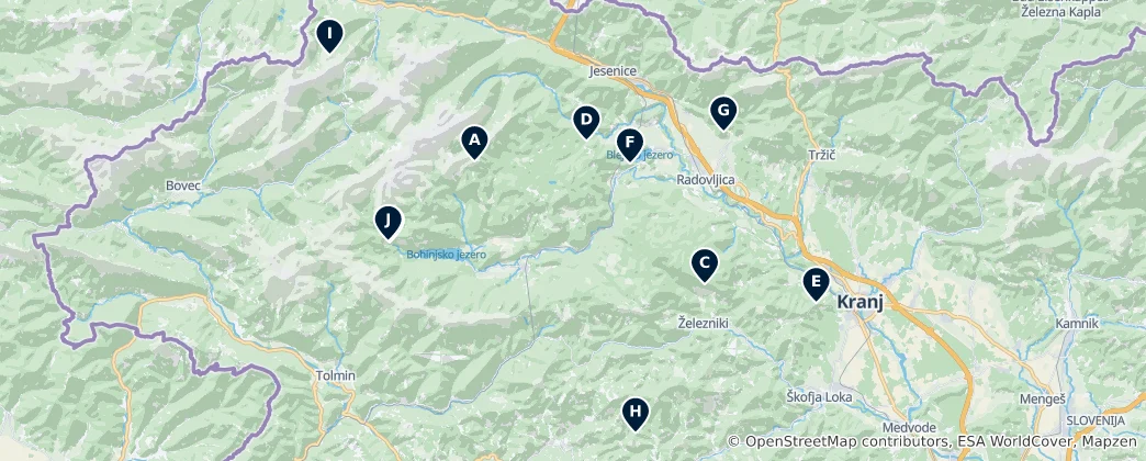 Térkép: Panoramic Viewpoints