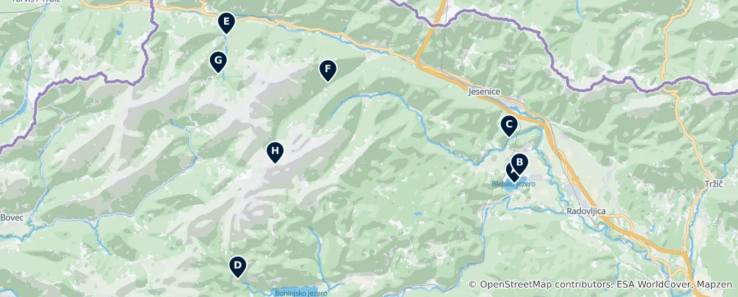 Upper Carniola Statistical Region Essentials Haritası