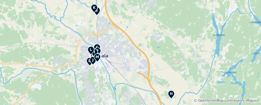 Mapa Museums & Galleries