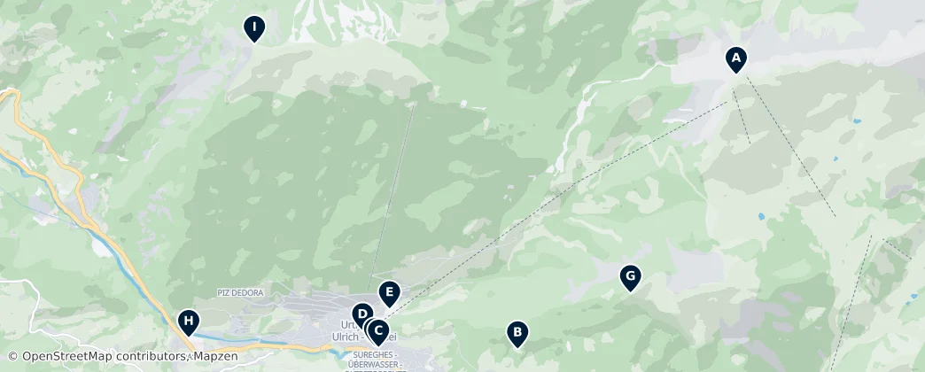 Ortisei Highlights — 지도