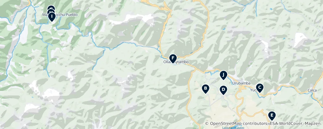 Mappa di Urubamba's Absolute Essentials