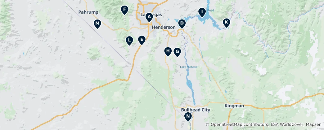 Mappa di Landmarks and Monuments