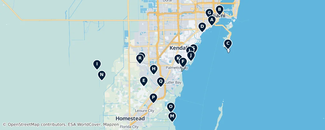 Florida Parks and Nature Reserves — Mappa