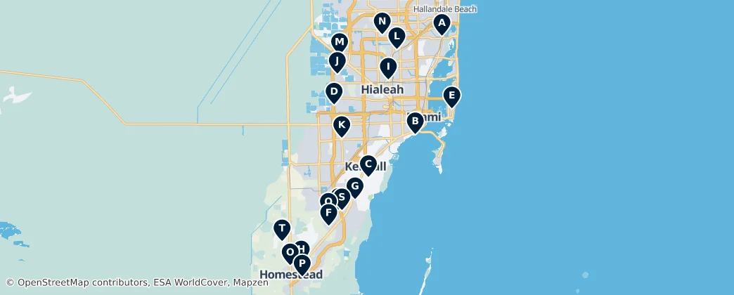 Notable Christian Sites — Carte