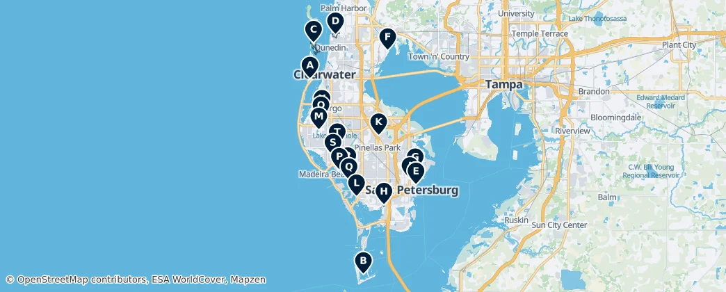 Florida's Natural Escapes — Karte