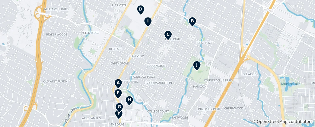 Mapa Austin Essentials