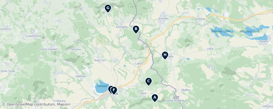 Must-See Views and Ruins — Mappa