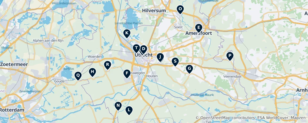 Térkép: Historic Churches & Cathedrals
