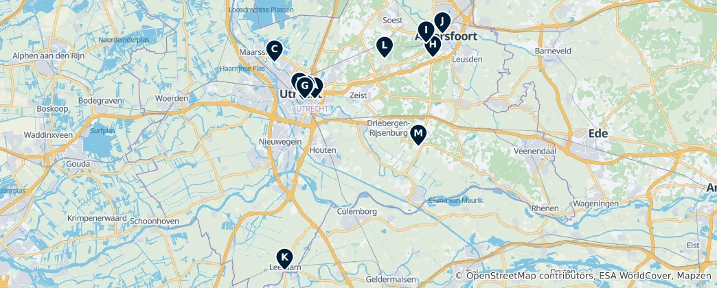 Térkép: Museums & Galleries