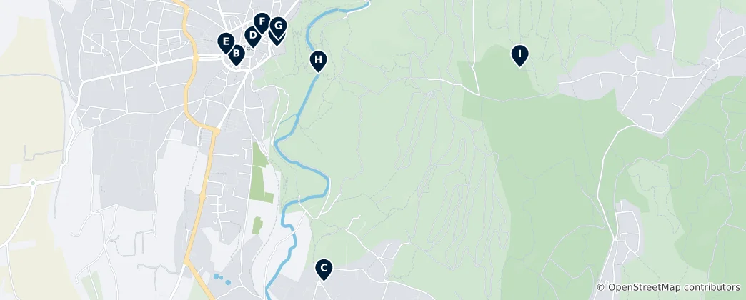 Mapa Heritage Sites in Uzès