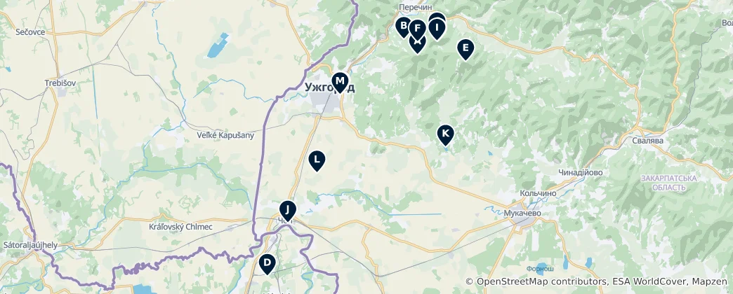 Map of Parks and Nature