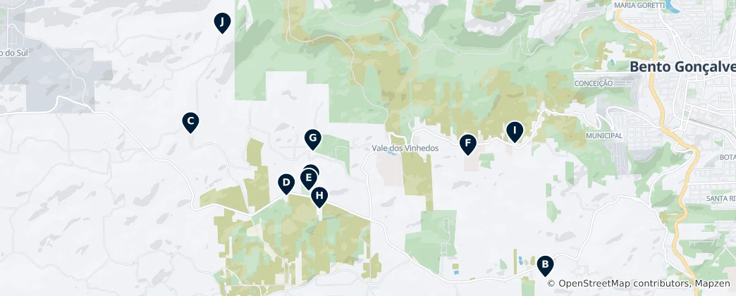 Mapa Vale dos Vinhedos Essentials