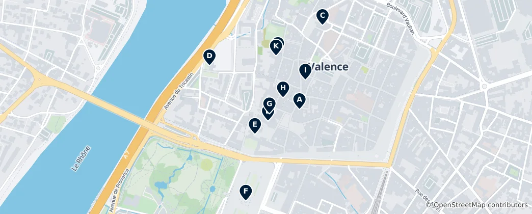 Mapa de Valence Must-Sees