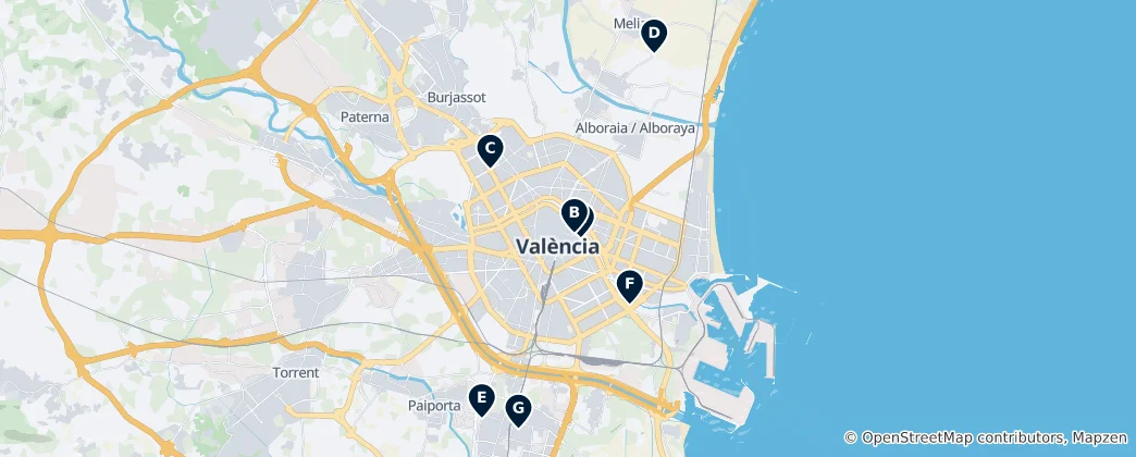 Mapa Iconic Monuments & Landmarks