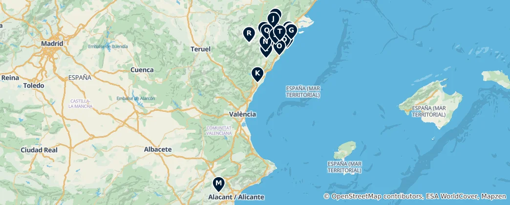 Map of Historic Christian Sites