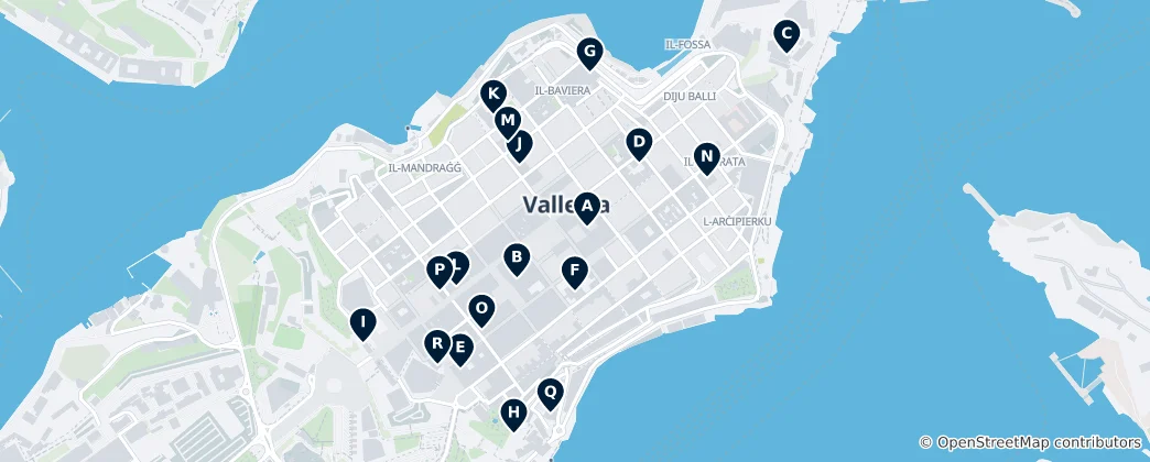 Karte von Historic landmarks