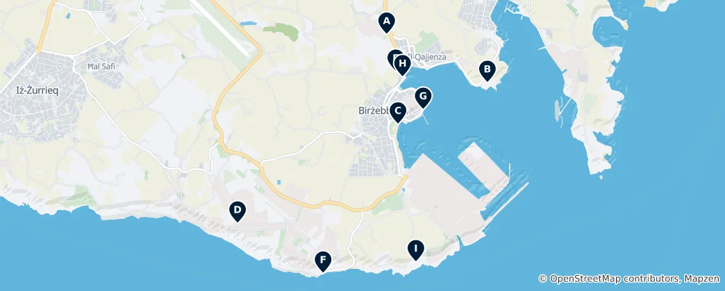 Mapa Birżebbuġa Essentials