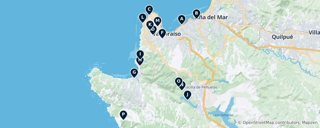 Map of Scenic Viewpoints and Peaks