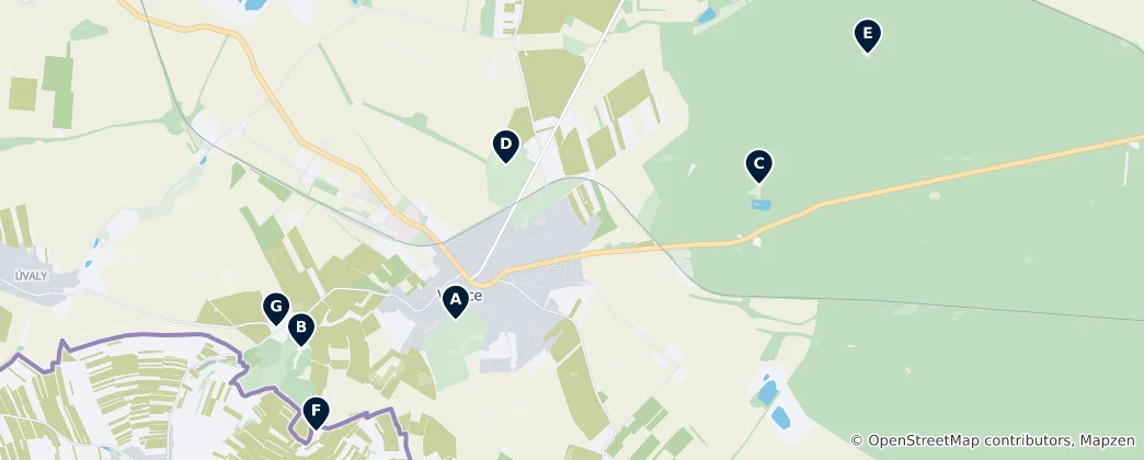 Mappa di Valtice Essentials