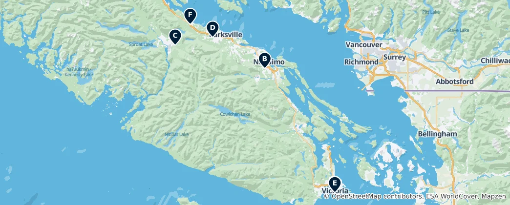 Mapa Local Hidden Gems