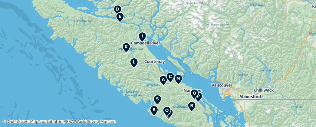 Mapa Natural Wonders & Coastal Gems