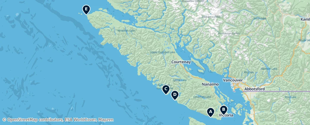 Coastal Landmarks — 地图