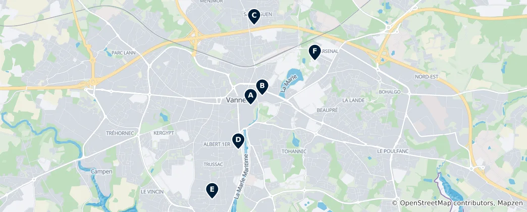 Kaart van Historische Religieuze Sites